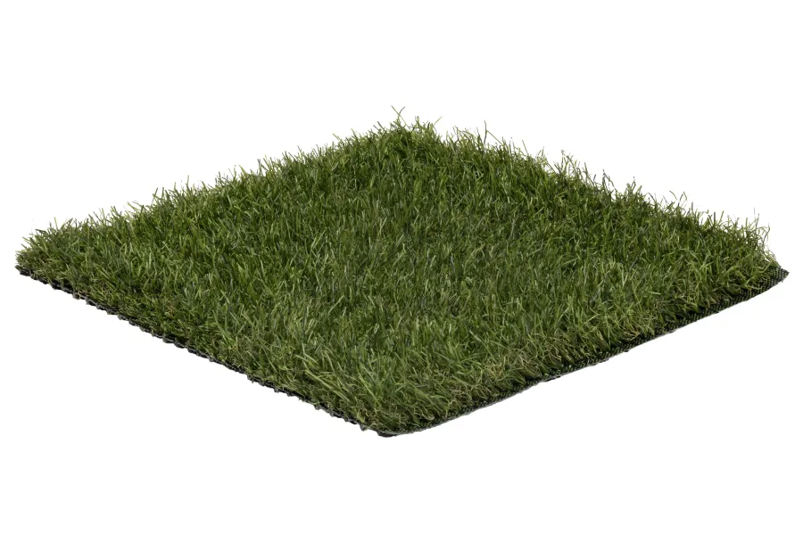 Proefstuk kunstgras Breeze 35 van GardenGrass, van opzij